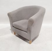 John Lewis tub chair in grey upholstery