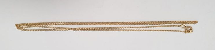 18ct gold fine chain, 3.2g approx.