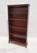 20th century Stag Minstrel open adjustable bookcase, 169cm x 88cm x 26cm