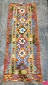 Chobi kilim runner, 184cm x 70cm