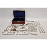 Assorted silver flatware, Kings pattern, various dates and makers and further flatware, 53ozt (1
