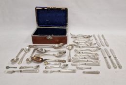Assorted silver flatware, Kings pattern, various dates and makers and further flatware, 53ozt (1