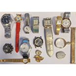 Quantity of watches, various, to include a Pulsar stainless steel gentleman's wristwatch with