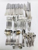 Quantity of sundry Community and other plated flatware (1 box)