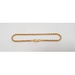 14k yellow gold bracelet, 4.8g