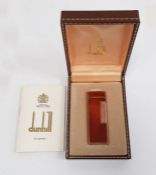 Dunhill 'S' lighter in fitted box and instruction manual