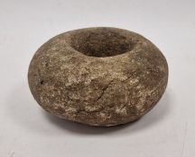 Stone mace head, possibly Neolithic.