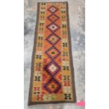 Maimana kilim runner, 203cm x 67cm