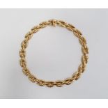 18k yellow gold necklace, 55.1g