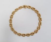 18k yellow gold necklace, 55.1g