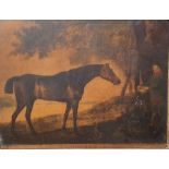 After George Stubbs (1724-1806) Coloured mezzotint engraving “Sharke” engraved by George Townly