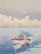 After Andras Kaldur (20th century)  Limited edition print  "Blue Sea 2", signed, titled and numbered