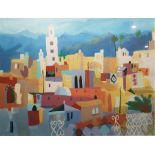 Richard Tuff Limited edition colour print Marrakesh Rooftops, no.62/195, signed, titled and numbered