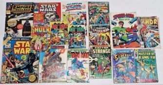 Collection of Marvel, DC and other comics to include The Incredible Hulk Pocket Book No.1, The