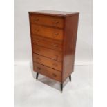 20th century Beeanese chest of five short drawers 125.5cm x 61.cm x 41.5cm
