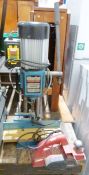 Clark woodworker 1/2" morticing machine, model no. CVM1-B and a Power Devil planer (2)