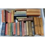 Assorted volumes to include:- Dickens, Charles "Household Words", 3 vols, 1851, quarter leather,