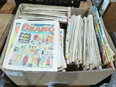 Large quantity of comics through the 80's, to include the Beezer, the Topper, Buddy, Whoop,