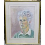 G Corrie Oil on card Portrait study of an elderly woman and four wall mirrors (5)