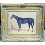 After J F Herring  Colour print  "Sweetmeat", the racehorse Sweetmeat, in a moulded gilt effect