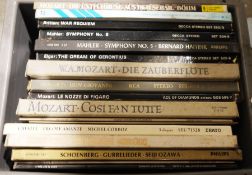 Collection of LPs, mainly classical, to include Beethoven, Mozart, etc (5 boxes)