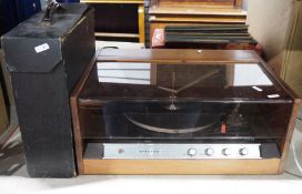 Windsor 1550 stereo system with Garrard turntable, serial no. 027680 and small collection of '78s