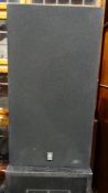 Pair of Yamaha model NS-100M speakers and two sets of stands