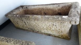 Composite stone planter/trough