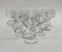 Set of 60 Luminarc wine glasses and further assorted drinking glasses (9 boxes)