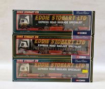 Three Boxed Limited Edition Corgi 1:50 scale  diecast models to include 75702 Man Refrigerated Box