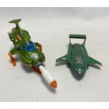 Playworn Dinky diecast models to include 101 Thunderbird 2 with Thunderbird 4 inside, 351 S.H.A.D.O.