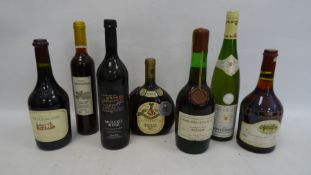 Seven bottles of assorted wines and spirits including Carvalho, Ribeiro and Ferreira Portuguese