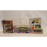 Collection of Solido, Corgi and Dinky Boxed diecast models to include Solido AEC Double Decker RT,