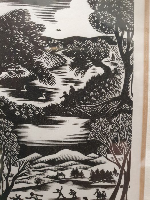 Gwenda Morgan (1908-1991)  Original woodblock print "The Seasons" 1/50, signed in pencil lower - Bild 10 aus 10