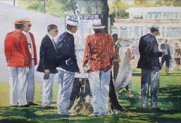 Alan Reed  Watercolour drawings Henley Royal Regatta "Today's Results", dated 1995-96, signed "