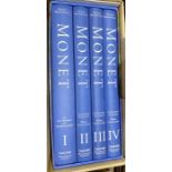 Wildenstein Daniel " Monet- Catalogue Raisonne" in four volumes. within its own slipcase