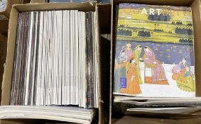 'The Art Review', 'The Art Quarterly' and 'Asian Art Magazine' (3 boxes)