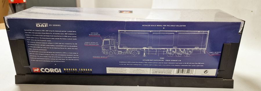 Two cased Corgi Classics Modern Trucks to include 75201 ERF Curtainside - Eddie Stobart LTD and - Image 3 of 4