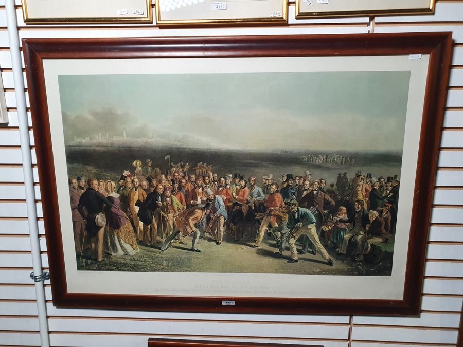 After Charles E Wagstaffe Colour engraving  "The Golfers, a grand match played over St Andrews - Bild 6 aus 6