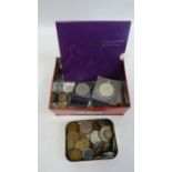 Quantity of coins to include 50p, pennies, crowns commemorating the marriage of Prince Charles and