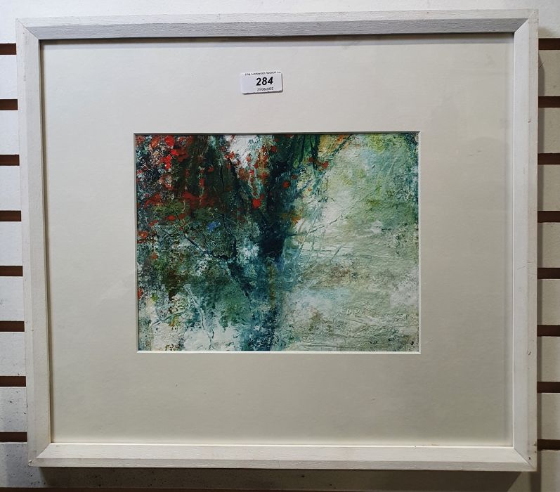 Jill Eisele (20th century)  Oil on canvas "Impressions", 39cm x 44cm, glazed and framed, with - Bild 2 aus 3