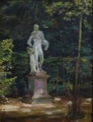 Alexander Jamieson (1873-1937) Oil on board Statue of Verseille, with Duncan Miller Fine Arts