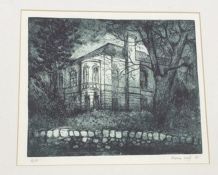 Fiona Lief  Artist's proof "Edgbaston Hall", signed and dated '01, 28cm x 32cm