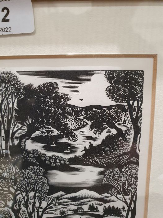 Gwenda Morgan (1908-1991)  Original woodblock print "The Seasons" 1/50, signed in pencil lower - Bild 3 aus 10