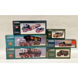 Six Boxed Corgi Classics Eddie Stobart diecast models to include 19801 Bedford S Type with Flat