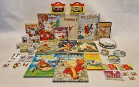 Collection of Rupert related items to include Rupert Books, The Rupert Collection 51010 1928