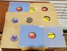 Collection of vintage 78's to include Dizzy Gillespie, Artie Shaw, Woody Herman, Tommy Dorsey