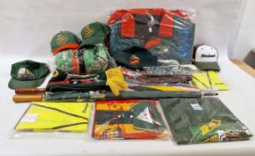 Large collection of Eddie Stobart Clothing to include XXL Jacket, truck shaped slippers, scarf,