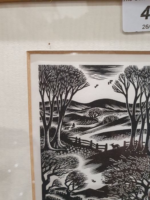 Gwenda Morgan (1908-1991)  Original woodblock print "The Seasons" 1/50, signed in pencil lower - Bild 7 aus 10