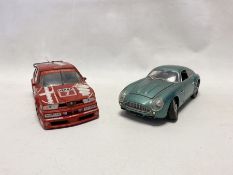 UT Models 1/18 scale Alfa Romeo 155 V6 T1  DTM class 1 together with a Road Signature 1/18 Scale